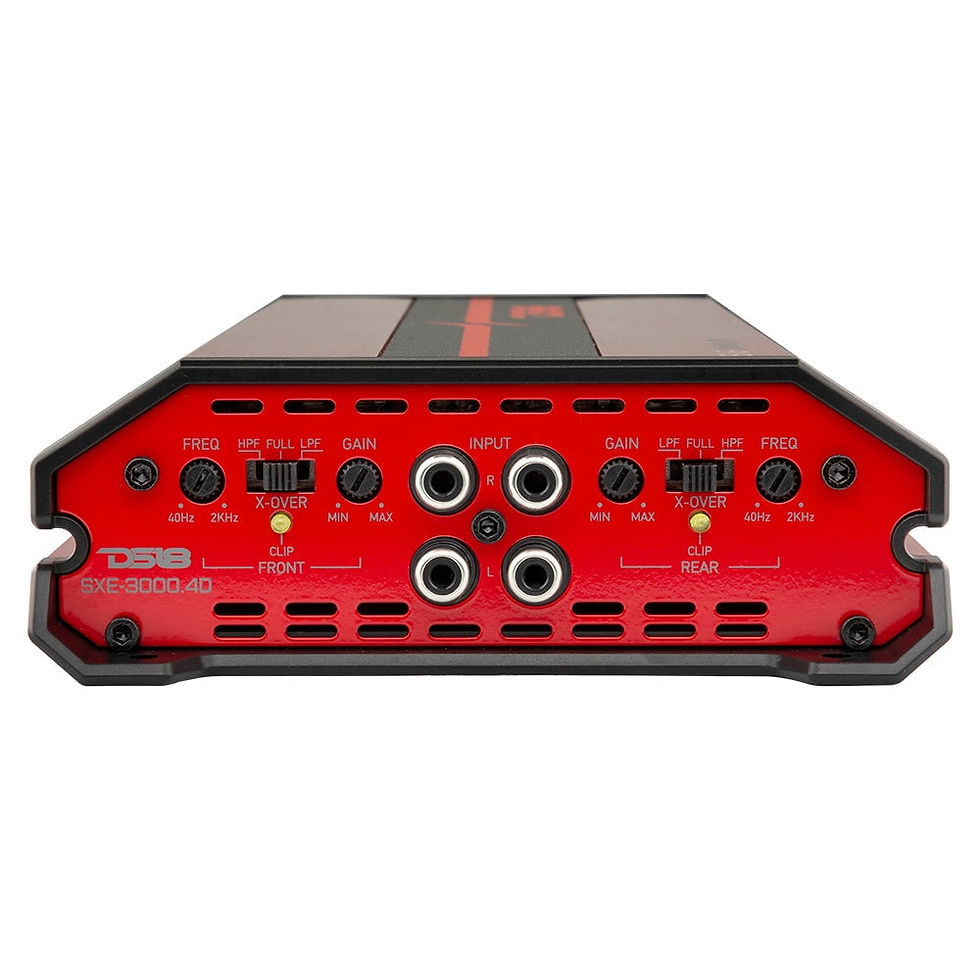 Thumbnail: DS18 Car Audio Full Range 4 Channel 4000W Amplifier Class D Black SXE-4000...