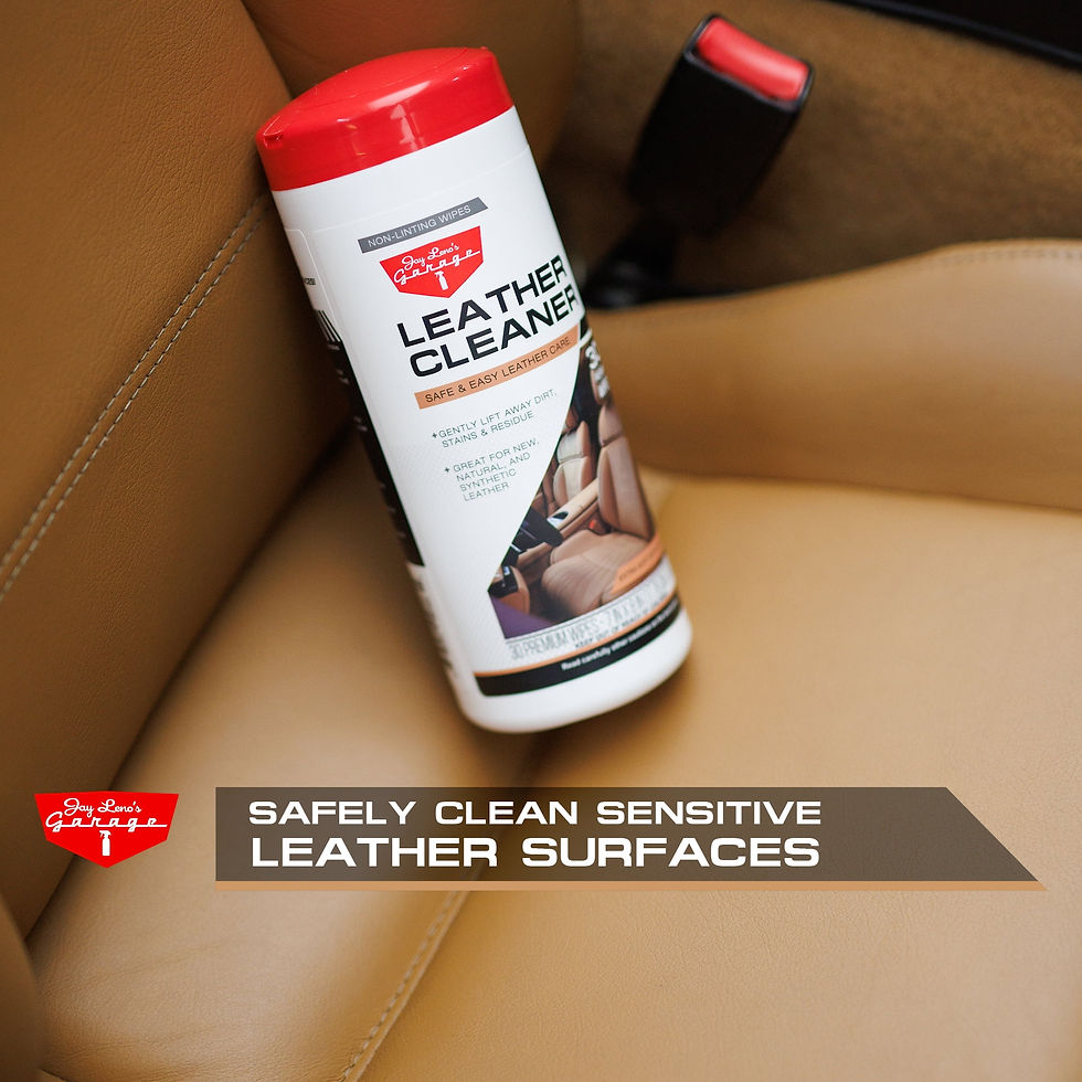 Thumbnail: Jay Leno's Garage Leather Cleaner Wipes (30 Count) - Clean & Protects Car L..