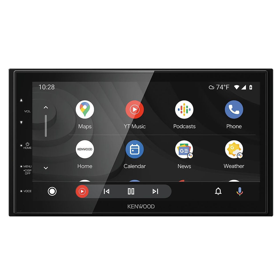 Thumbnail: KENWOOD DMX5020S AV Car Stereo with CarPlay/Android Auto,  6.8" Touchscreen..