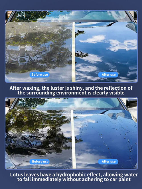 Thumbnail: Shldybc Automotive Carnauba Wax Coating Wax Glazing Hydrophobic Resistance ..