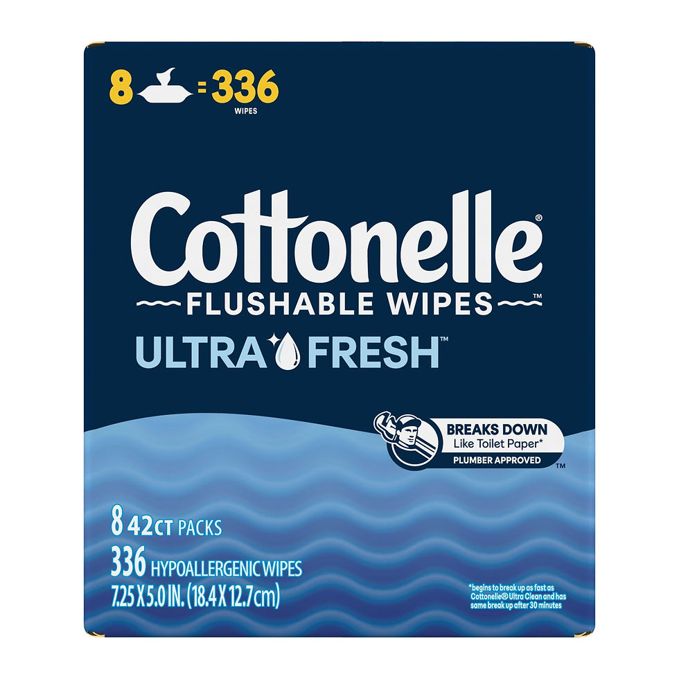 Thumbnail: Cottonelle Ultra Fresh Flushable Wipes, 8 Flip-Top Packs