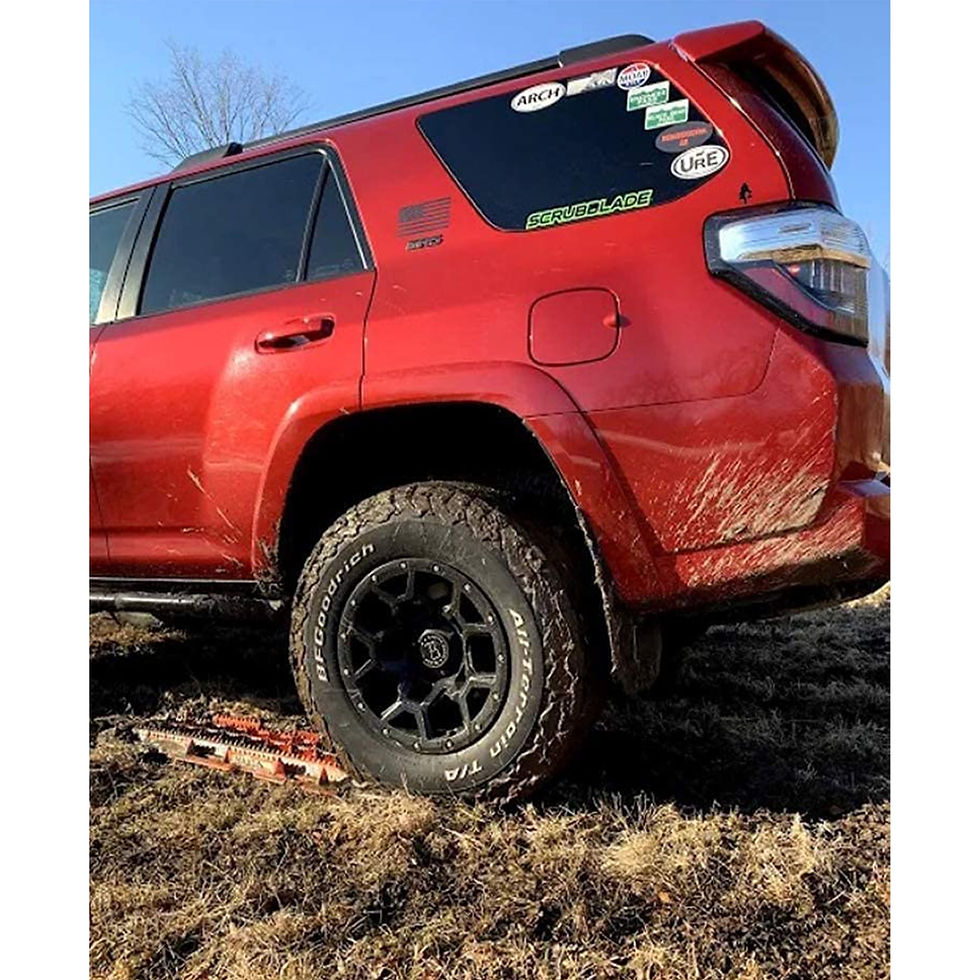 Thumbnail: Maxsa Innovations Escaper Buddy Heavy Duty Traction Mats, Orange (2 Pack)