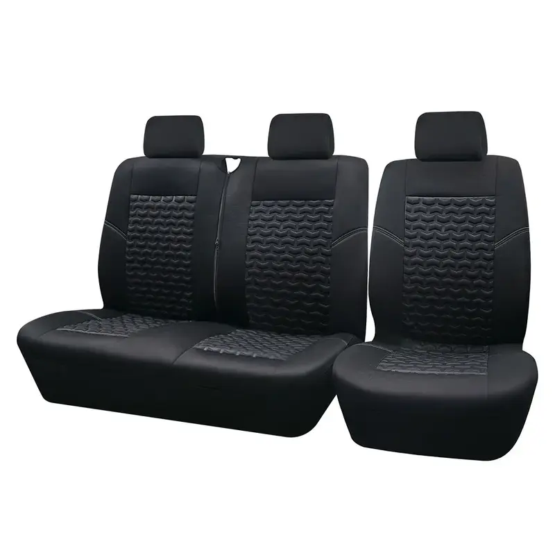 Thumbnail: 2+1 Universal 4mm Sponge Seat Covers Fit For Most Van Truck For Mk6 Transit For