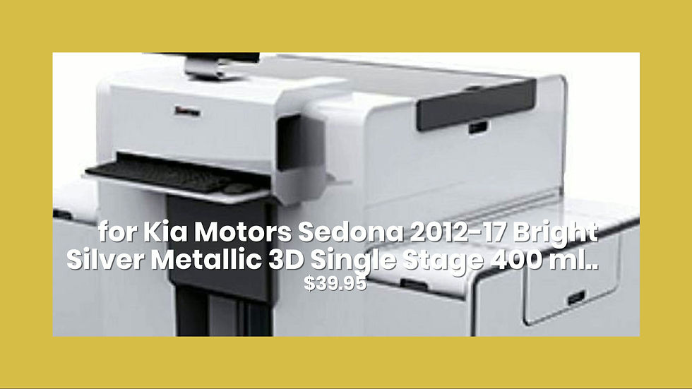 Thumbnail: for Kia Motors Sedona 2012-17 Bright Silver Metallic 3D Single Stage 400 ml..