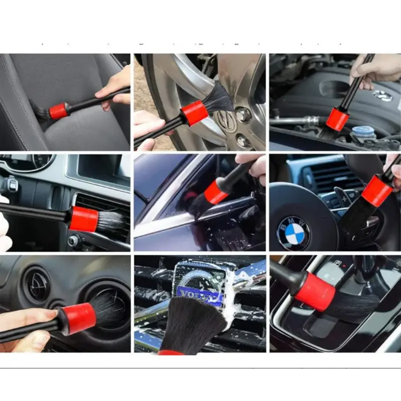Thumbnail: 26/17/13/5Pcs Detailing Brush Set Car Cleaning Brushes Power Scrubber Drill Brus