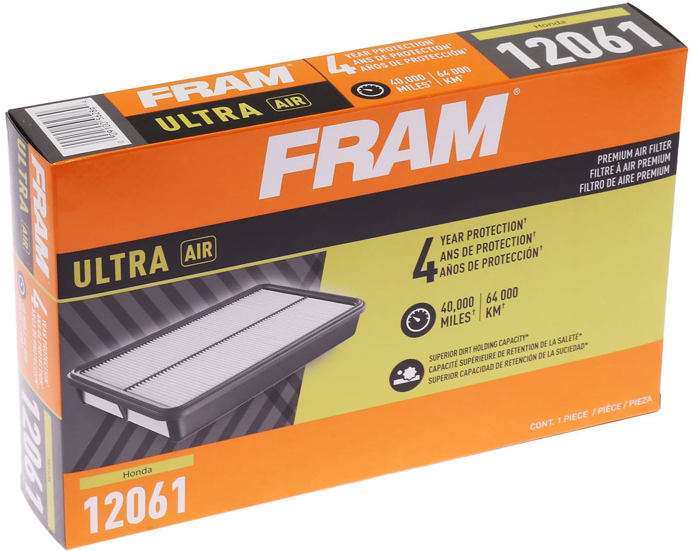 Thumbnail: FRAM Ultra Air XGA12061, Premium Engine Air Filter, Replacement Filter for ..