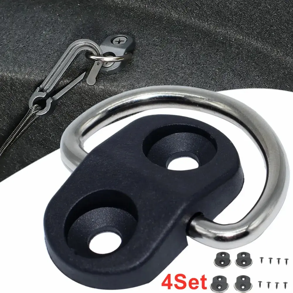 4Set Car Cargo Net Floor Hook Accessories Rear Trunk Boot Cargo Floor Net Tie Do