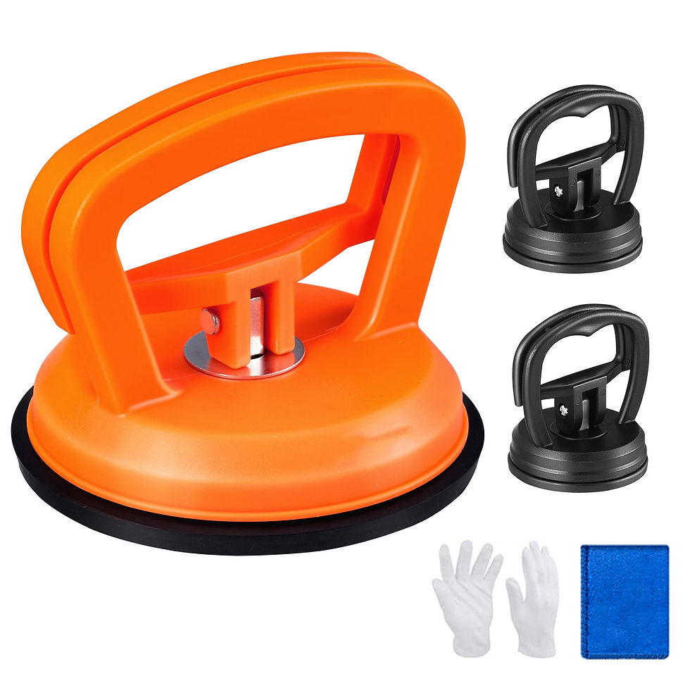 Thumbnail: BENTISM 3PCS Auto Car Body Dent Puller Suction Repair Pull Panel Ding Remov..