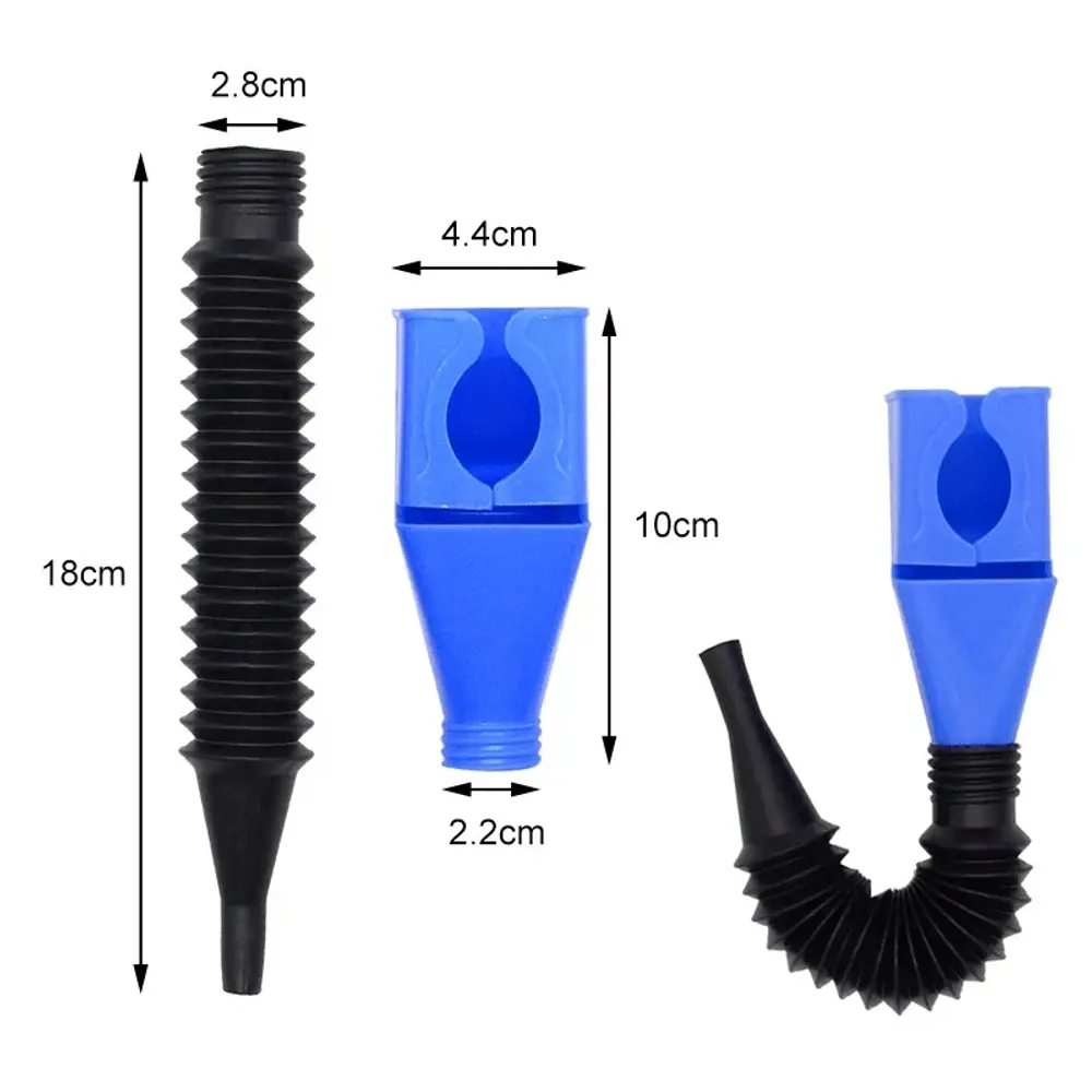 Telescopic Car Motorcycle Refueling Funnel Universal Engine Oil Change Filter Tr