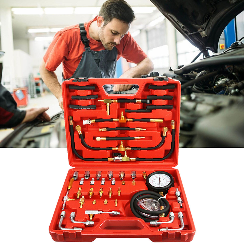 Thumbnail: Fuel Pressure Test Kit - Quick Connected Fuel Injection Pump Pressure Tester Gau