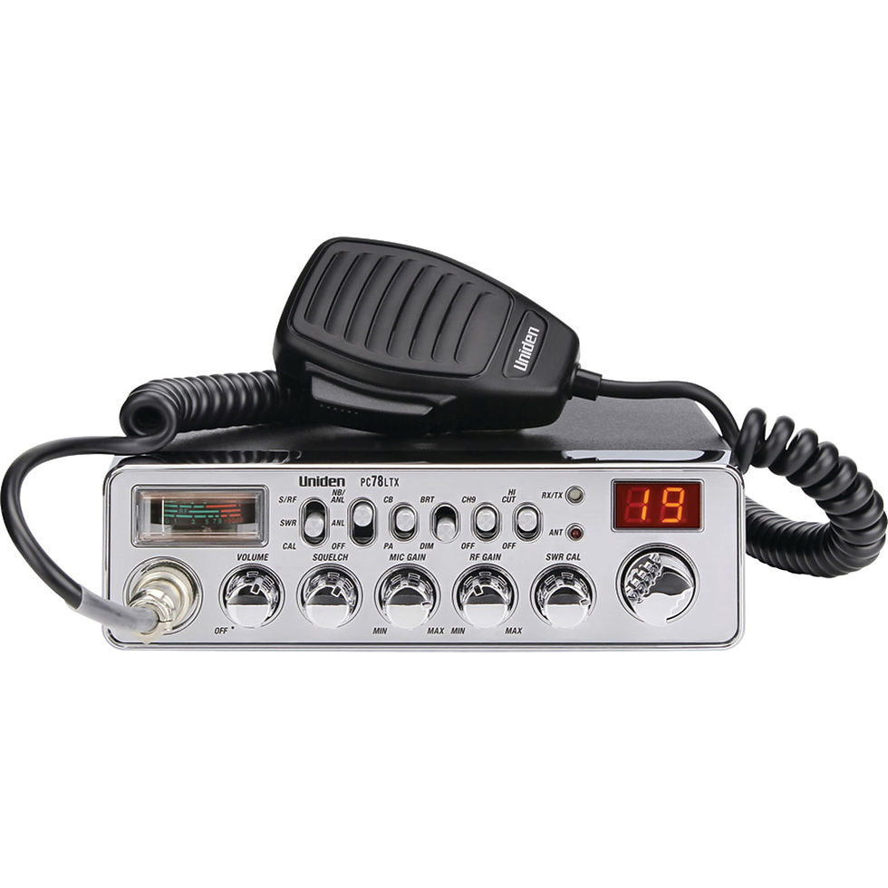 Thumbnail: Uniden PC78LTX 40-Channel CB Radio (With SWR Meter) & BC15 Accessory CB/Sca..