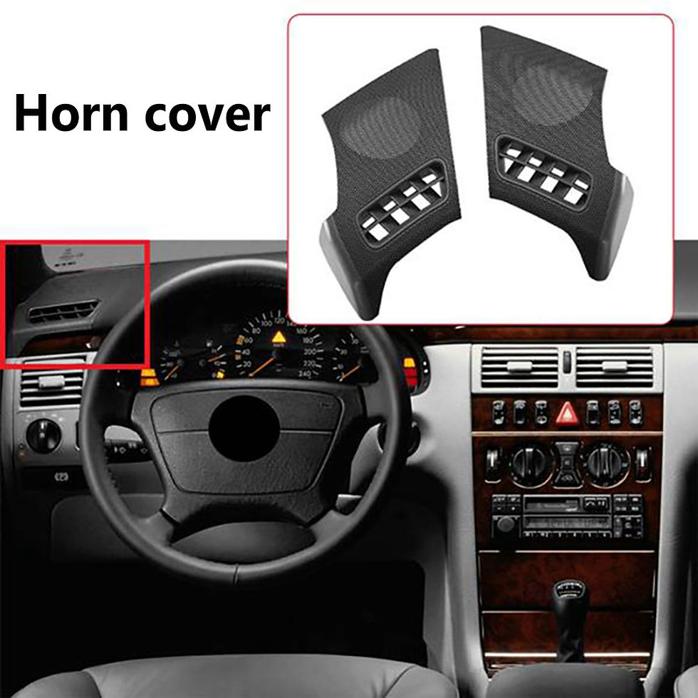 Thumbnail: 4-1PC Car Styling Dash Board Side Air Vent Speaker Grill Cover For Mercedes Benz