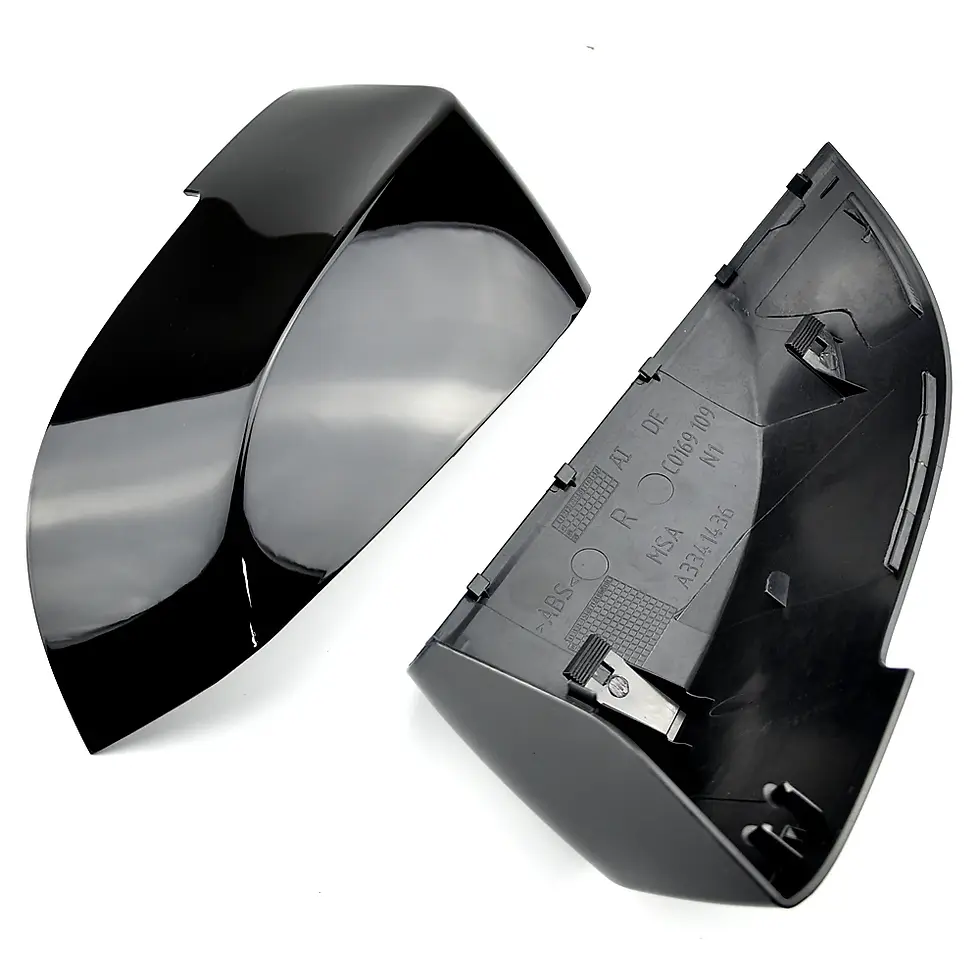 Thumbnail: 2pcs Glossy Black Rearview shell For BMW F10 F11 F18 F07 F06 F12 F13 F01 F02 201