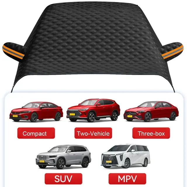 Thumbnail: Winter Car Window Snow Cover Large Size Magnetic Car Windshield Snow Cover Anti