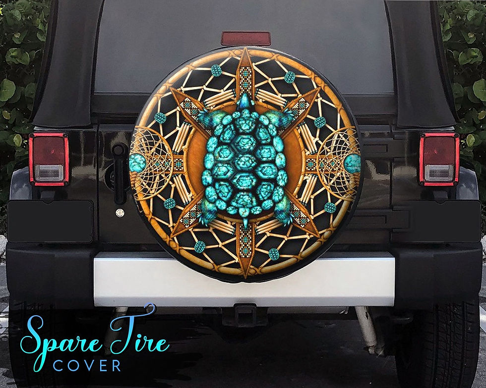 Thumbnail: Spare Tire Cover for Car, A Gift for Camping Enthusiasts, Spare Tire Cover for C