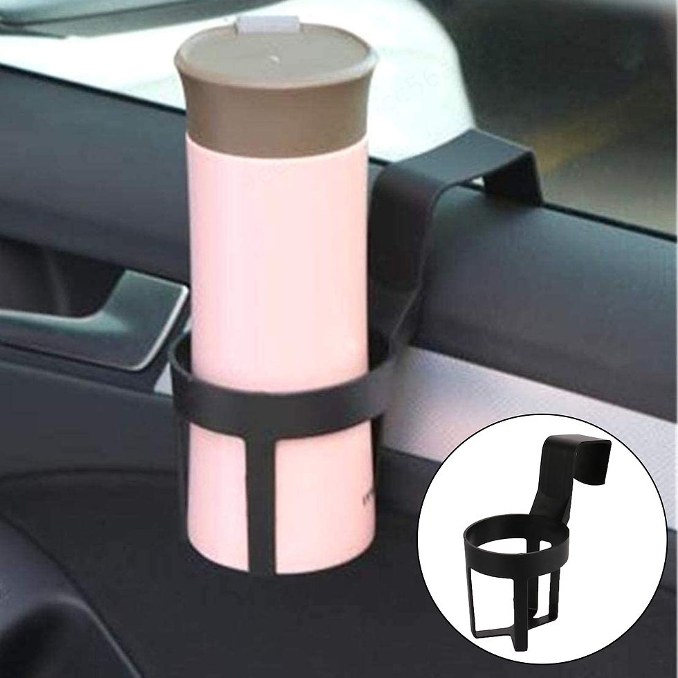Thumbnail: 2Pcs Portable Car Cup Holder Universal Window Drink Bottle Holder Stand Containe