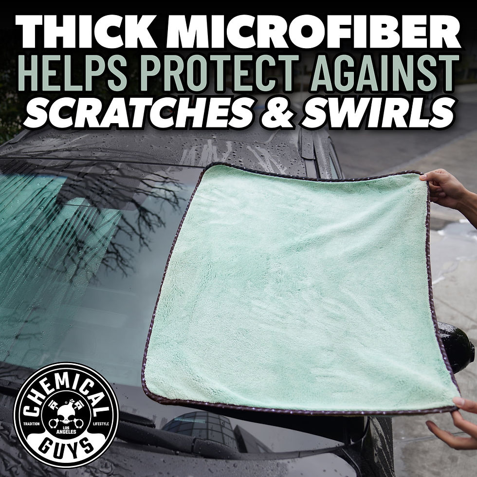 Thumbnail: Chemical Guys MIC529 Ultimate Super Plush Drying Towel, Olive Green, 1 Piec..