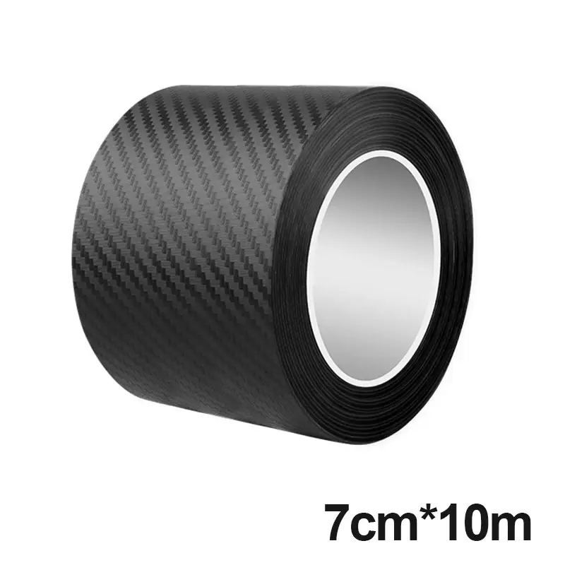 Thumbnail: SEAMETAL 3D Carbon Fiber Sticker Car Threshold Protective Film Anti Scratch Wear