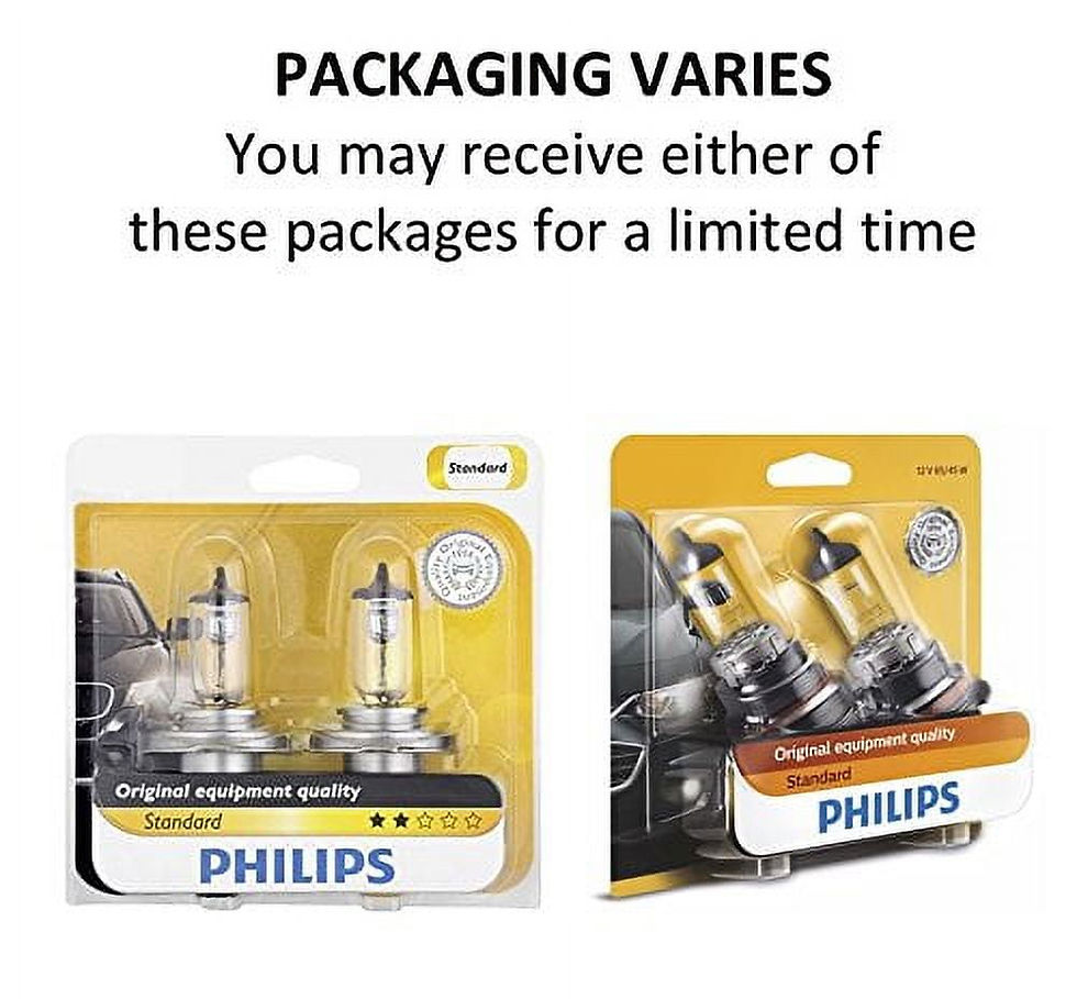 Thumbnail: Philips H7 Standard Halogen Replacement Headlight Bulb, 2 Pack