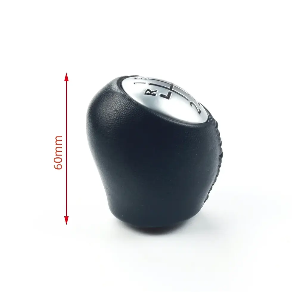 Thumbnail: 6 Speed Car Gear Shift Knob Leather Handleball For Renault Megane MK3 Clio Lagun