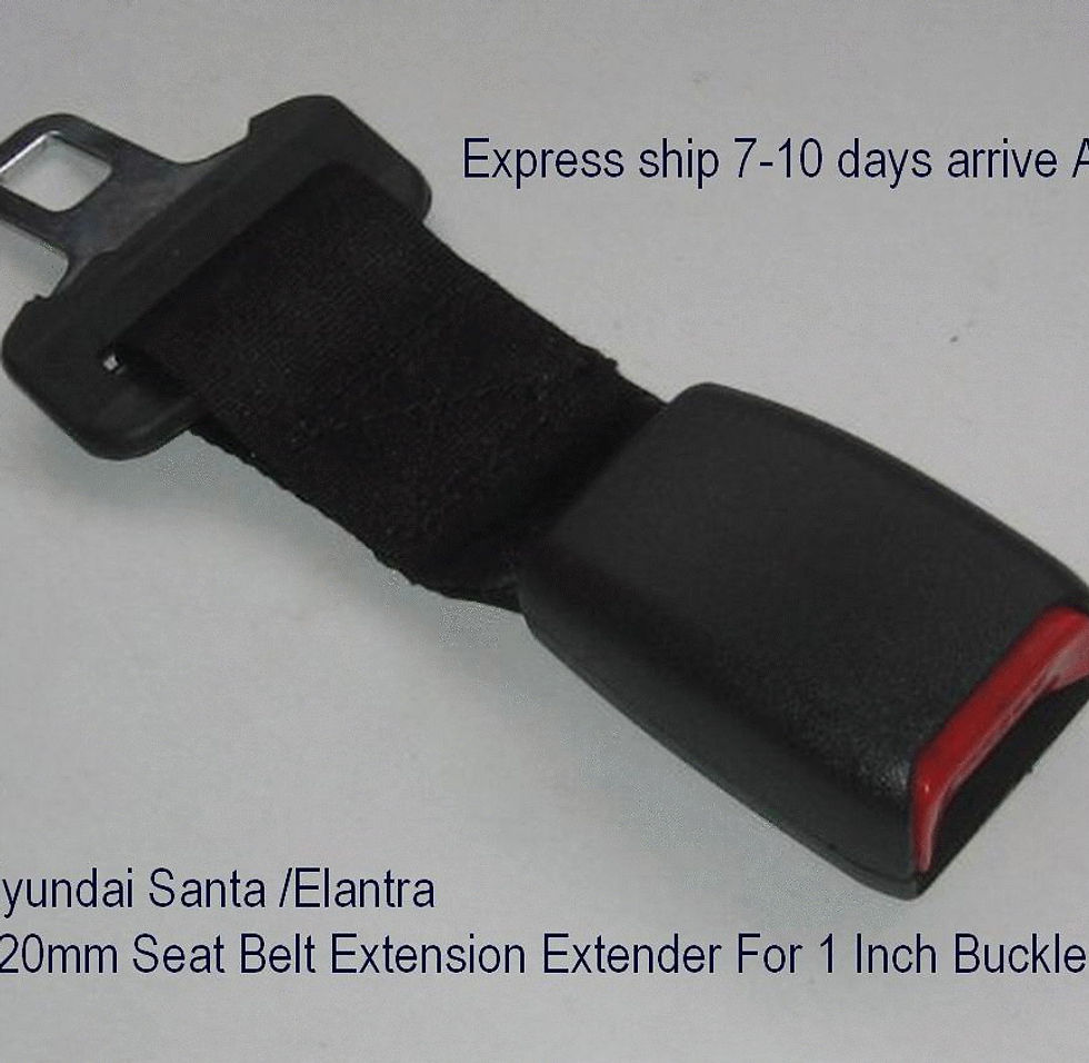 Thumbnail: Seat Belt Extension Extender For 25mm Wide Buckle Add 220mm length Fit Hyundai S