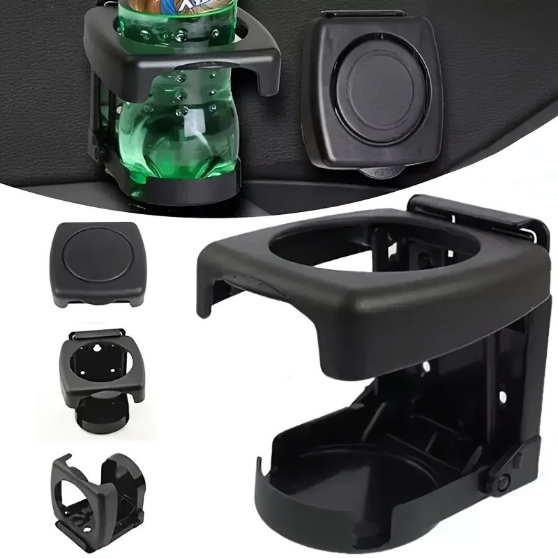 Thumbnail: 1pc Car Cup Holder, ABS Material, Foldable Beverage Stand for Office, RV, Yacht