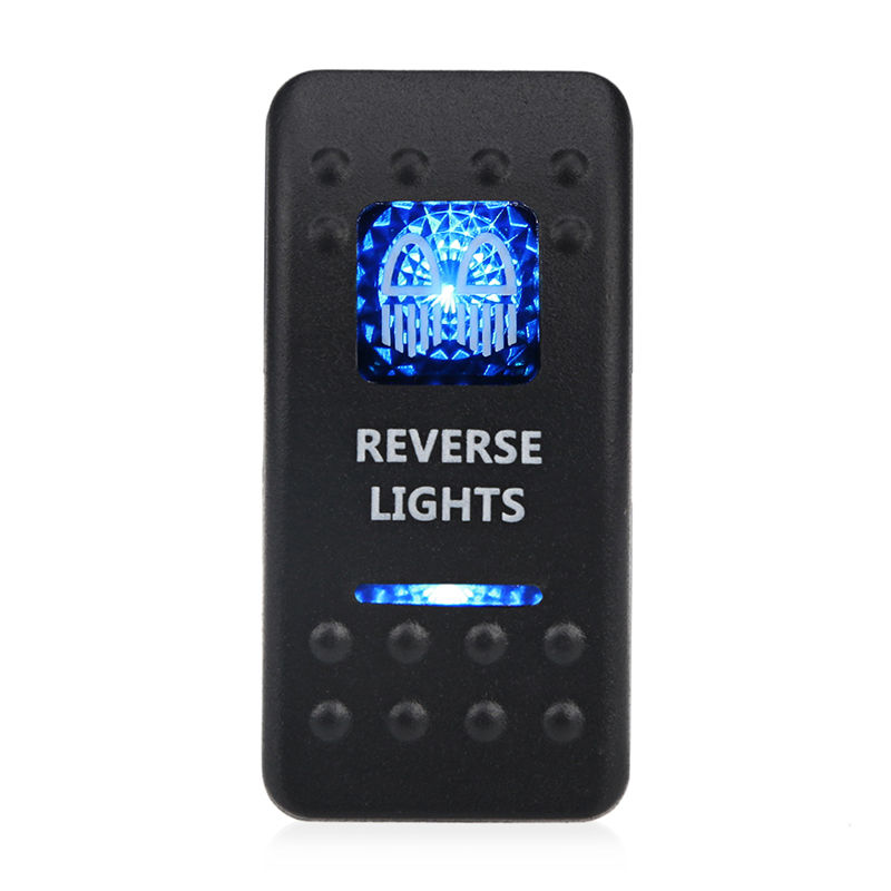Thumbnail: 12v ON-OFF Lighted Toggle Switch For Car Boat Truck Waterproof Toggle Rocker Rev