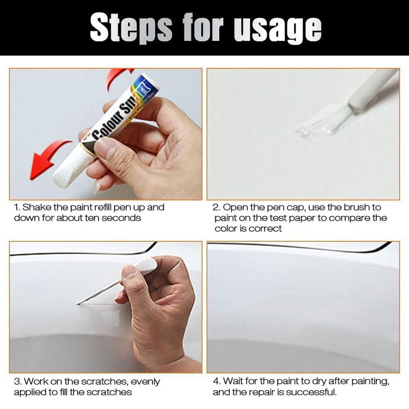 Thumbnail: Car Paint Scratches Repair Pen Brush Waterproof Paint Marker Pen Car Tyre Tread