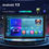 Thumbnail: 10.1 Inch Android 13 Car Stereo Touch Screen Double Din Car Radio WiFi Blue..