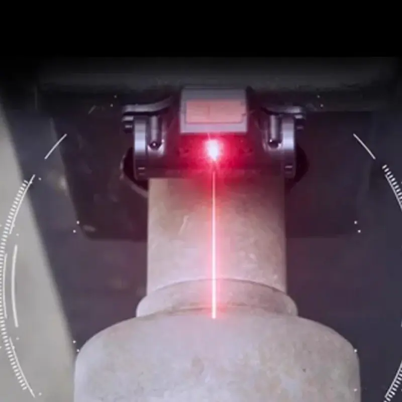 Thumbnail: Car wheel balancer laser positioning infrared spot to find lead block tire balan