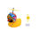 Thumbnail: Car Cute Little Yellow Duck With Helmet Propeller Wind-broken Duck Car Styling O