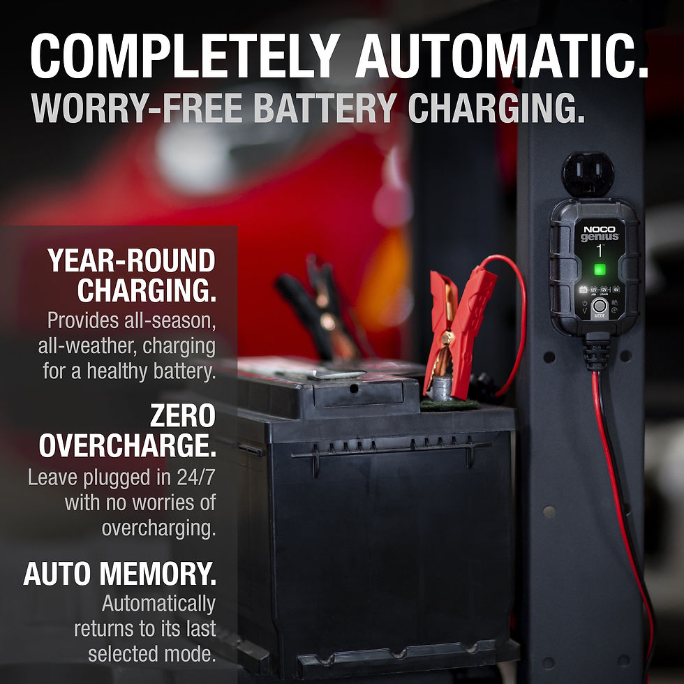 Thumbnail: NOCO GENIUS1 6V/12V 1A Smart Battery Charger and Maintainer