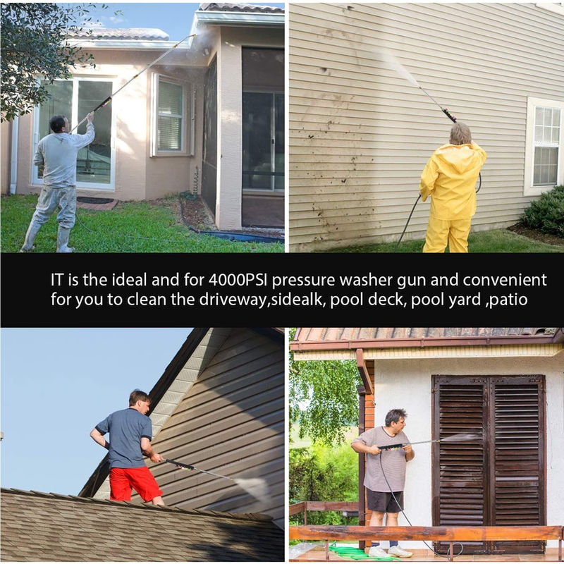 Thumbnail: Gutter Cleaning Tool Pressure Washer Extension Wands Roof Cleaner Nozzle Replace