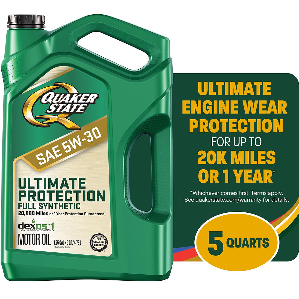 Thumbnail: Quaker State Ultimate Protection Full Synthetic 5W-30 Motor Oil, 5 Quart
