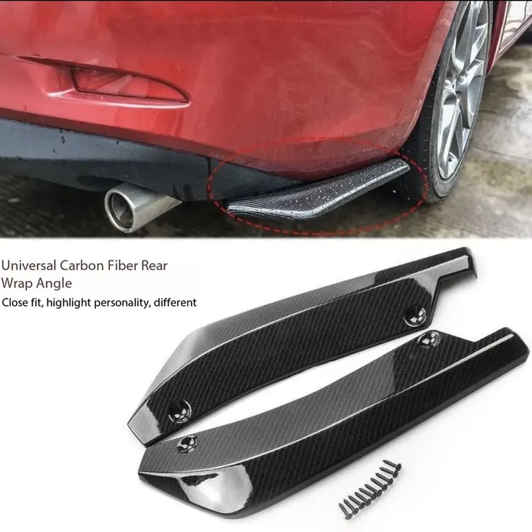 Universal Car Front Rear Bumper Strip Lip Spoiler Diffuser Splitter Scratch Prot