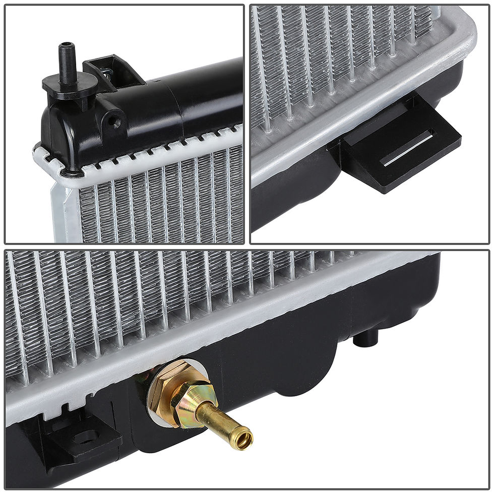 Thumbnail: DNA Motoring OEM-RA-2455 Aluminum Radiator For 2003-2004 Infiniti G35 Sedan..