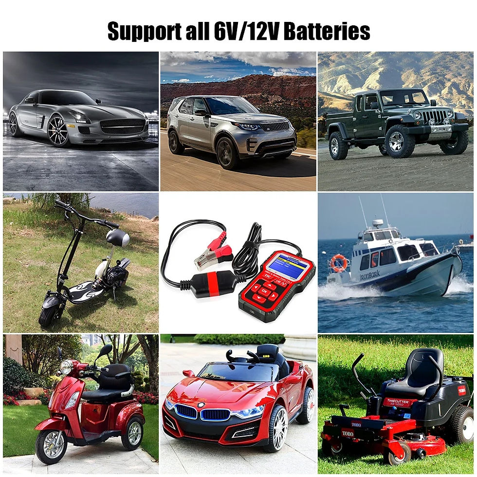 Thumbnail: KONNWEI KW681 6V 12V Car Motorcycle Battery Tester Obd 2 Auto Diagnostic Tool 2