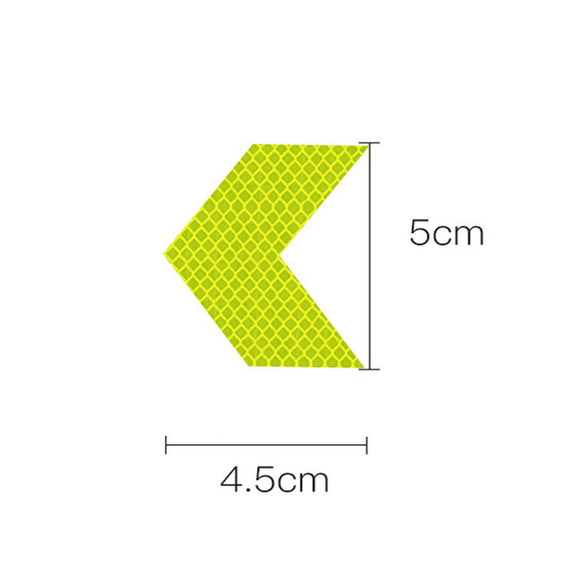 Thumbnail: 10 Pcs/Set Car Reflective Sticker Arrow Sign Tape Warning Safety Stickers Car Bu