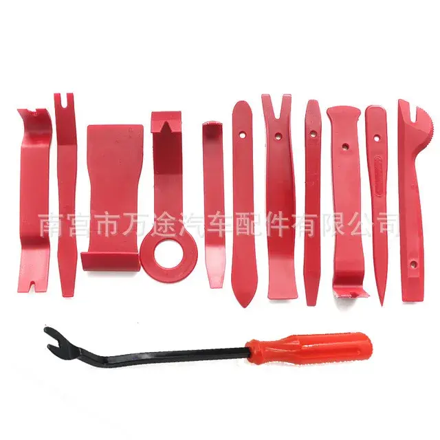 Thumbnail: 19PCS Car Stereo Removal Toolkit Nylon Car Center Panel Removal Tool 11PCS Door