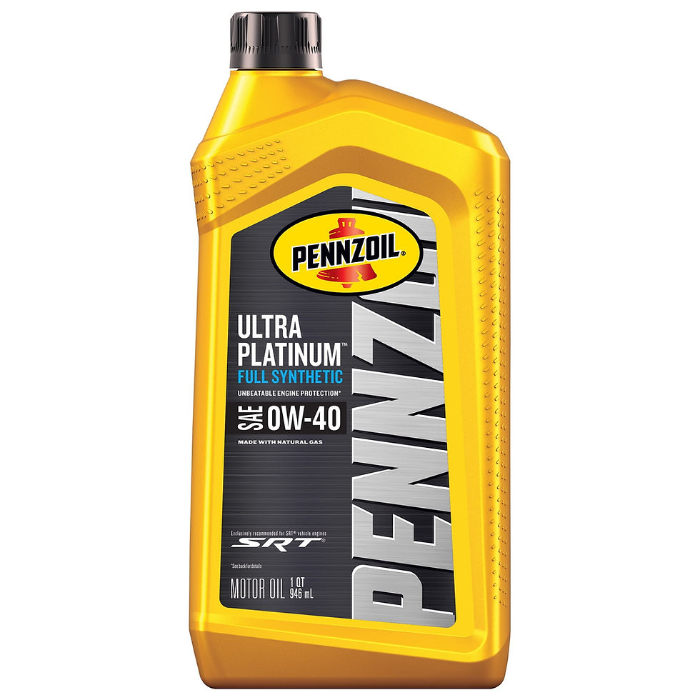 Pennzoil Ultra Platinum Full Synthetic 0W-40 Motor Oil 1 Quart