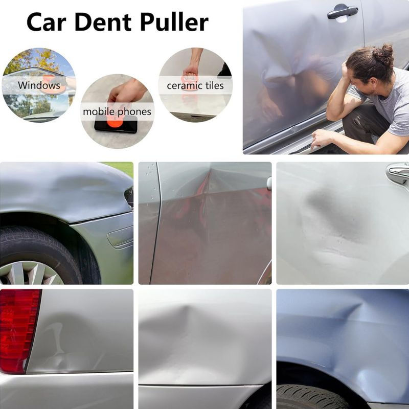 Thumbnail: Car Dent Puller Suction Cup 2-Sizes Car Dent Remover Repair Cars Door Body Sucti