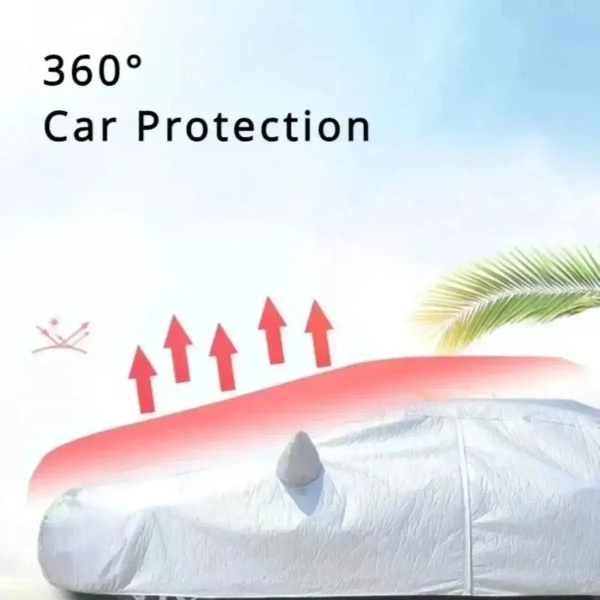 Car Cover Outdoor Protection Full Exterior Snow Cover Dustproof Universal for Se