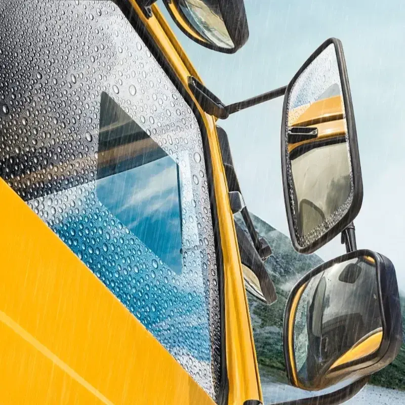 Thumbnail: 30x100cm Car Side Window Rearview Rain Film Anti-Fog Rain-proof Home Window Bath