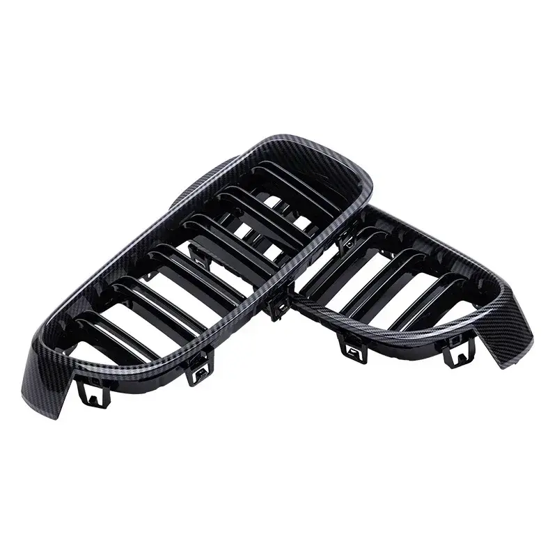 Thumbnail: Top For BMW 3 Series F30 grill 2012-2019 Accessories F31 Front Grillz Black Carb