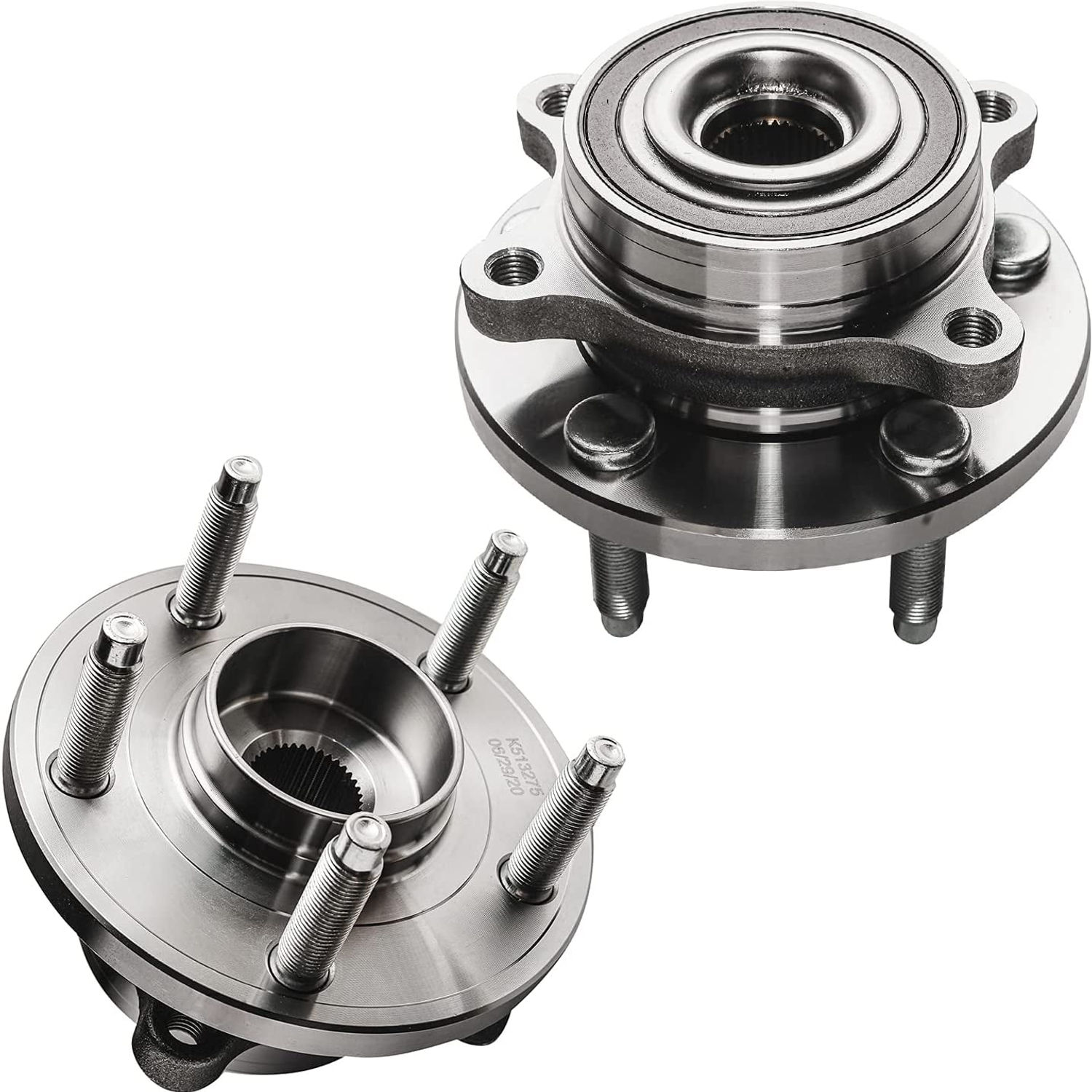 Detroit Axle - Rear 2pc Wheel Bearing Hubs for Ford Edge Flex Taurus Lincol..