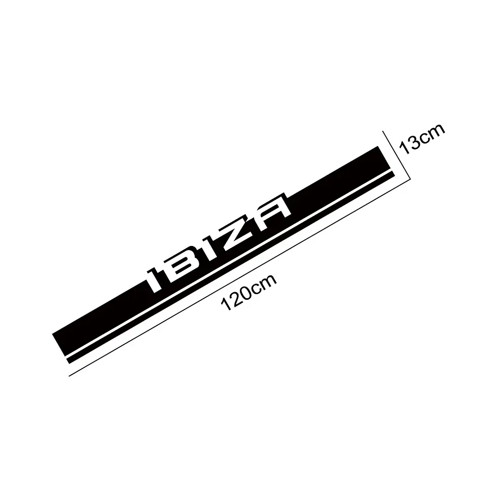 Thumbnail: Car Tuning Accessories Sport Racing Decals Vinyl Film PVC For Seat Ibiza 6J 6L A