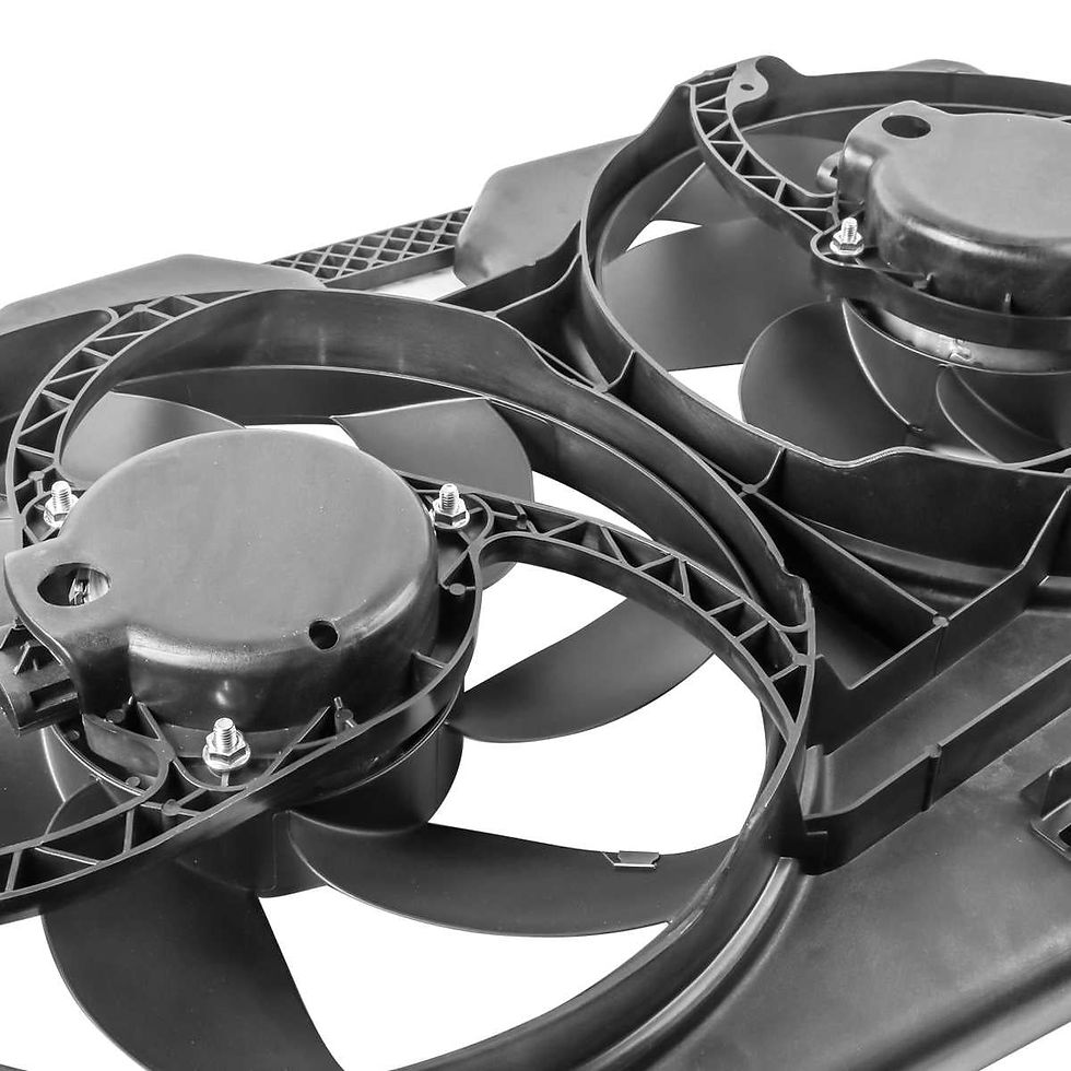 Thumbnail: AutoShack Radiator Dual Cooling Fan Assembly Replacement for 2008-2012 Ford..