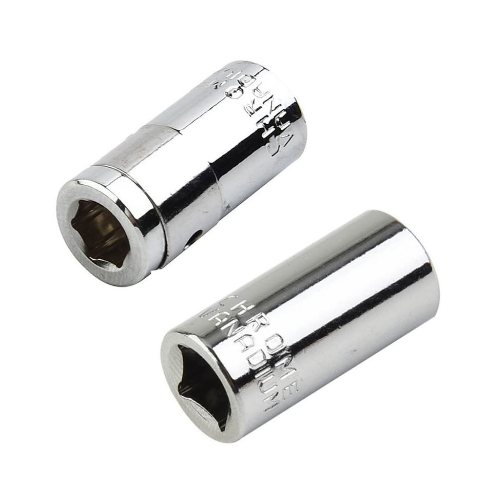 Thumbnail: 2pcs 1/4\" Square Drive To 1/4\" Hex Socket Bits Converter Screwdriver Bit ..