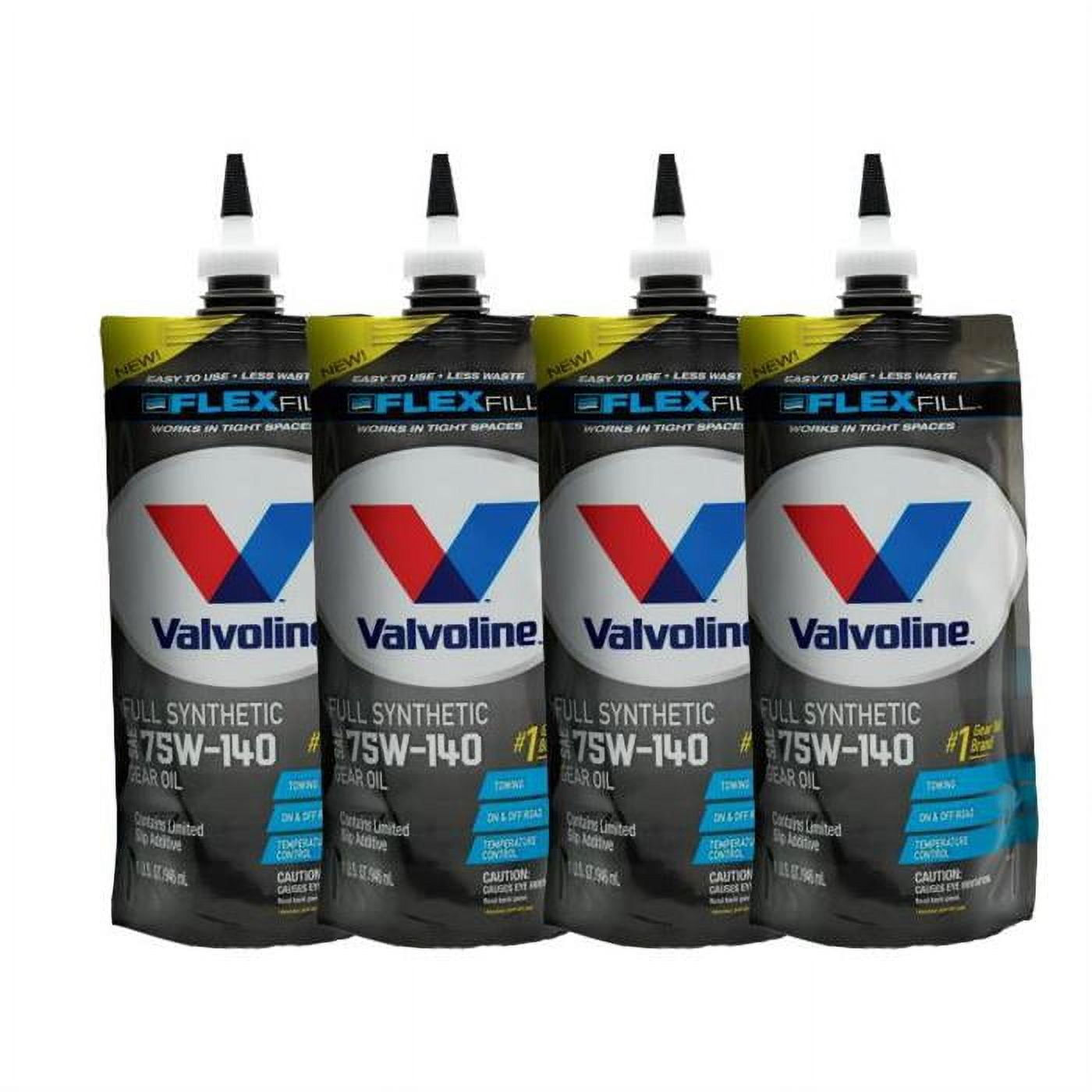 Valvoline 889787 Full Synthetic 75W140 Gear Oil 4 Quarts