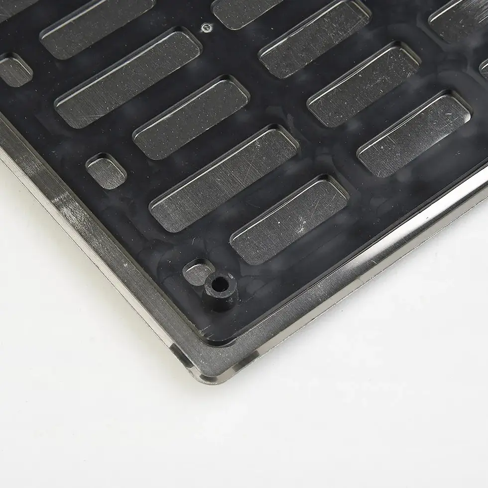 Thumbnail: Car Foot Pedal Pad Universal Car Auto Floor Carpet Mat Patch Anti-slip Steel Pla